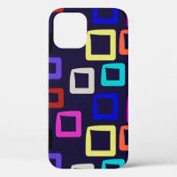 Square geometric painting, seamless design graphic