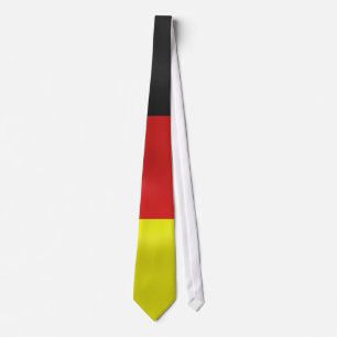square german flag draped tie