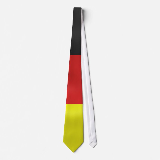 square german flag draped tie (Front)
