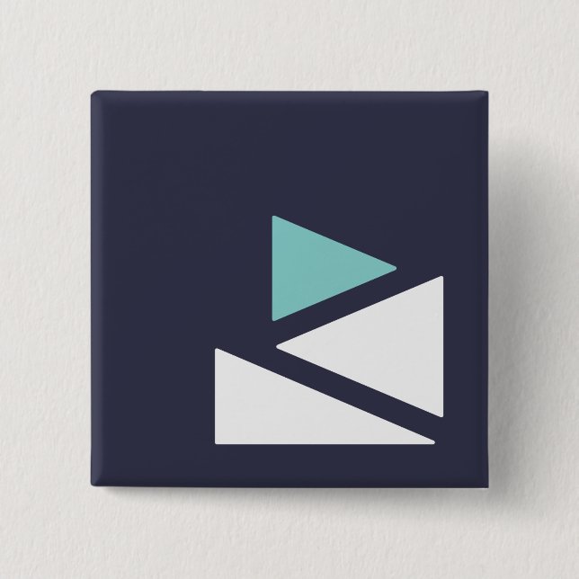 Square Glassbreakers button (Front)