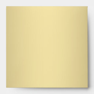 Square Gold Linen Envelopes