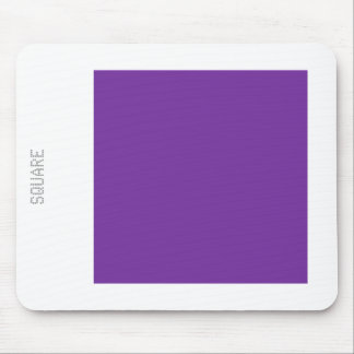 Square - Grape and White Mouse Pad