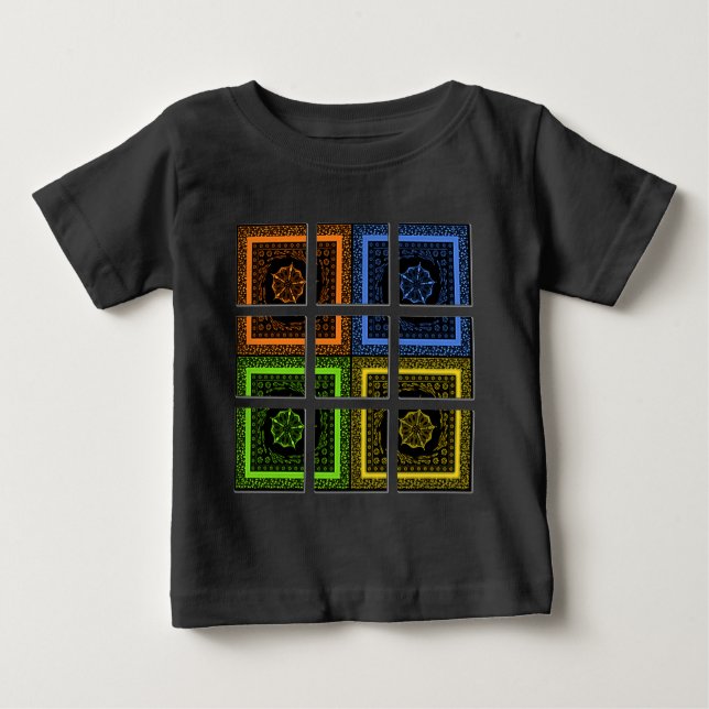 Square in a box baby T-Shirt (Front)