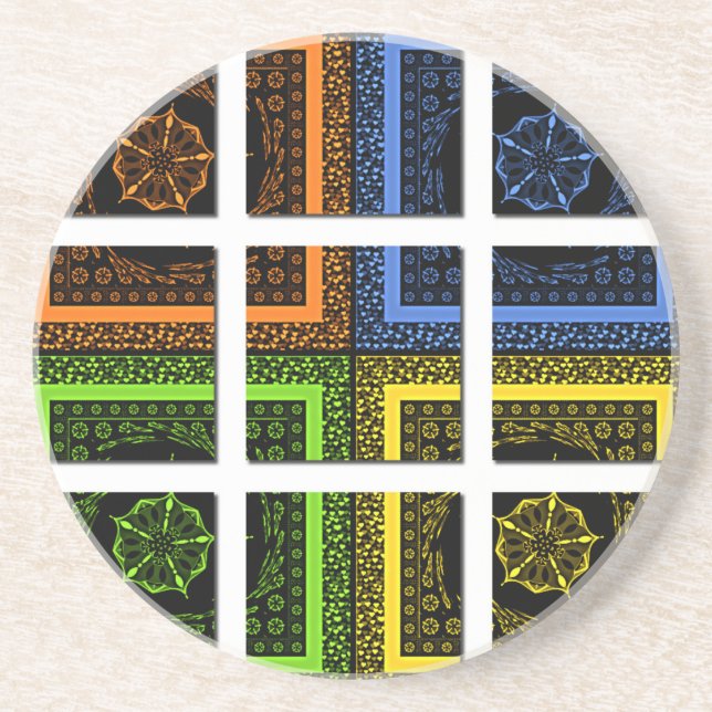 Square in a box coaster (Front)