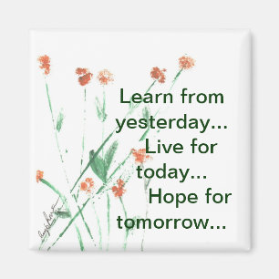 Square Inspirational Magnet