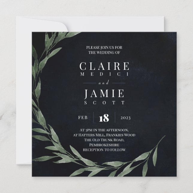 SQUARE INVITE Classic MIDNIGHT (Front)
