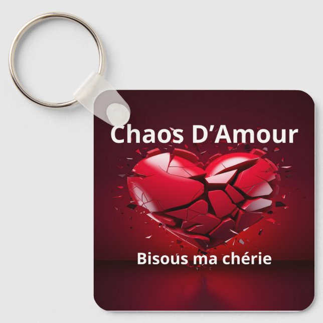 Square Keychain (double-sided) (Front)