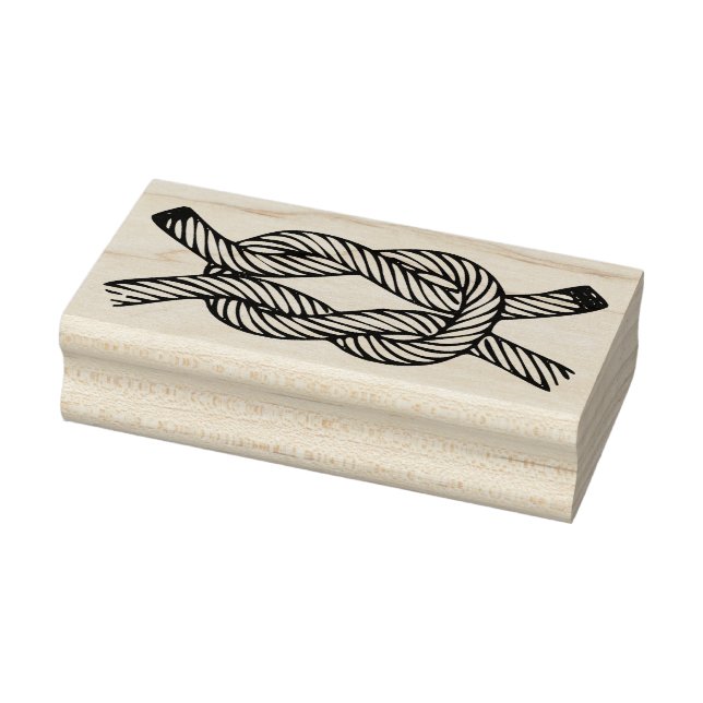 Square Knot Rubber Art Stamp (Stamp)