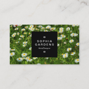 Square Label 01a - Daisy Meadow Business Card