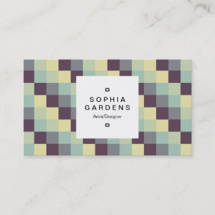 Square Label 03a - Colour Squares 011 Business Card