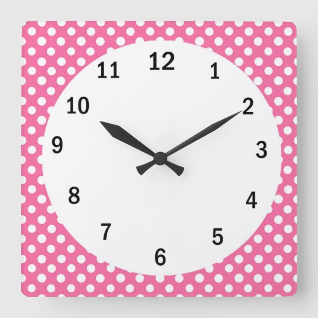 Square (Large) Wall Clock (Front)