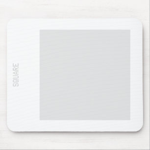 Square - Lt Grey and White Mouse Pad