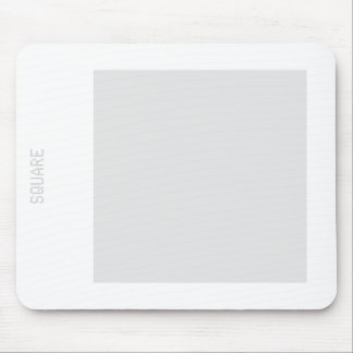 Square - Lt Grey and White Mouse Pad