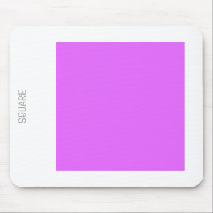 Square - Lt Purple and White Mouse Pad