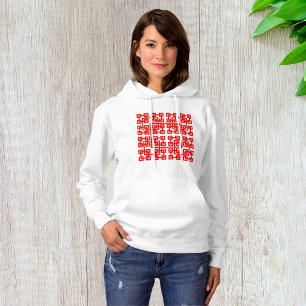 Square Mesh Womens Hoodie