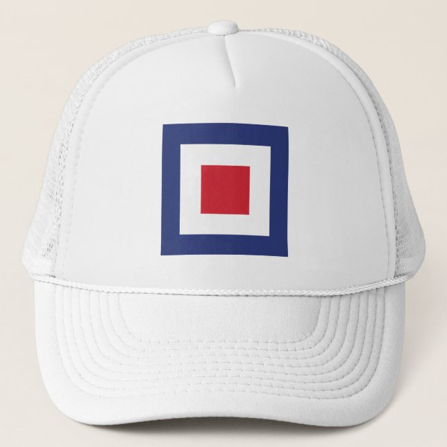 Square Mod Trucker Hat (Front)