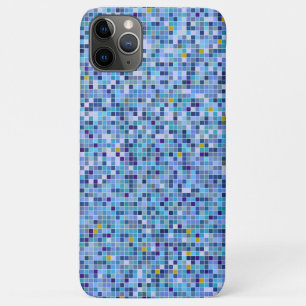 Square Mosaic Blue Tones Tile Pattern Case-Mate iPhone Case