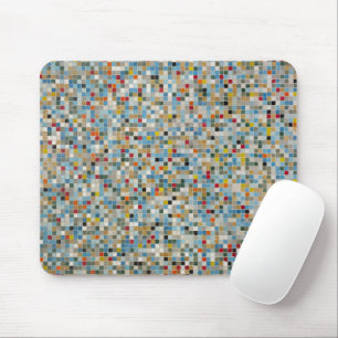 Square Mosaic Multi-colored Tile Pattern (Photo) Mouse Pad
