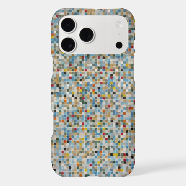 Square Mosaic Multi-coloured Tile Pattern (Photo) (Back)