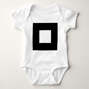 Square Motif Baby Bodysuit
