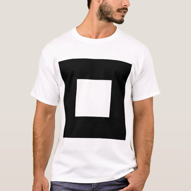 Square Motif T-Shirt (Front)