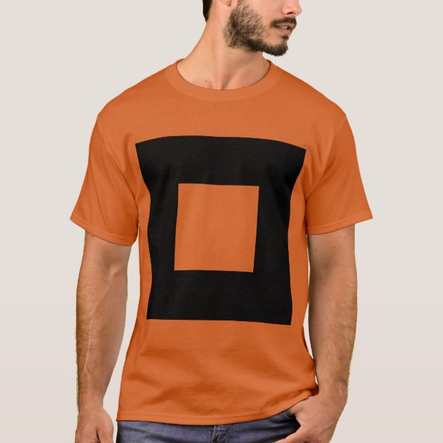 Square Motif T-Shirt (Front)