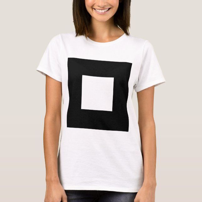 Square Motif T-Shirt (Front)