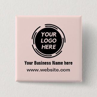 Square Name Business Logo Basic Employee Staff But 15 Cm Square Badge