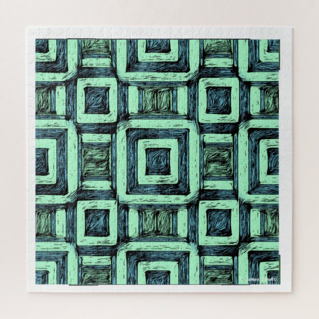 Square Obscession Jigsaw Puzzle (Vertical)