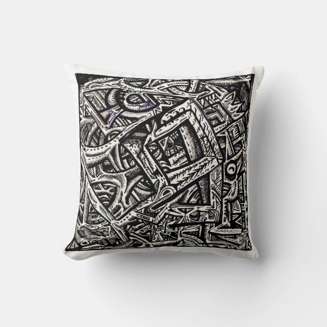 Square One, by Brian Benson Cushion (Front)