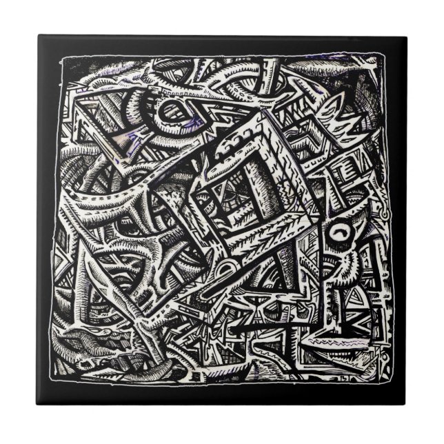 Square One, by Brian Benson Tile (Front)
