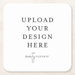 Square Paper Coaster<br><div class="desc">Customise your design in Templett. After you are done editing,  download your file in a JPG format (don't forget to turn on the bleed option). Upload your design here by clicking on the blue "Personalise" button.</div>