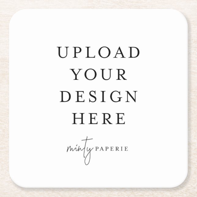 Square Paper Coaster (Front)