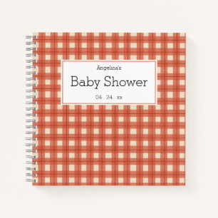 Square Pattern Gift List Notebook