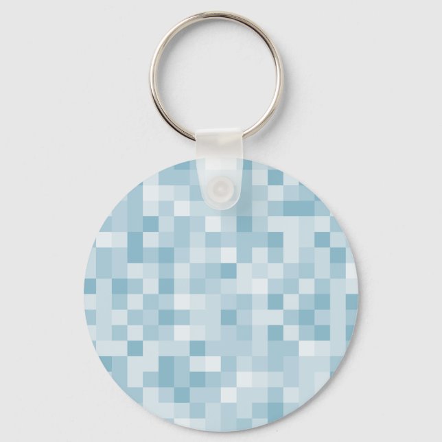 Square pattern key ring (Front)