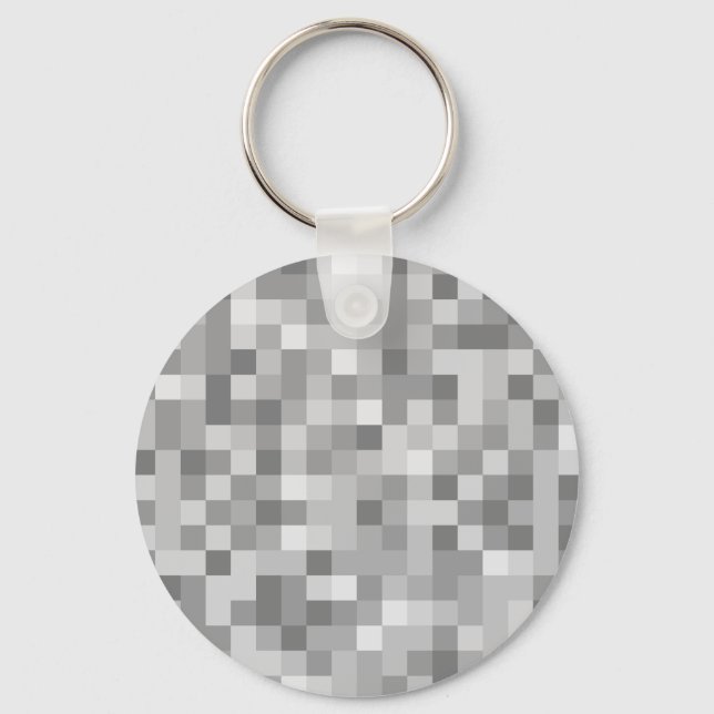 Square pattern key ring (Front)