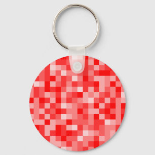 Square pattern key ring