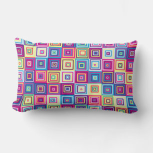 Square Pattern Lumbar Cushion