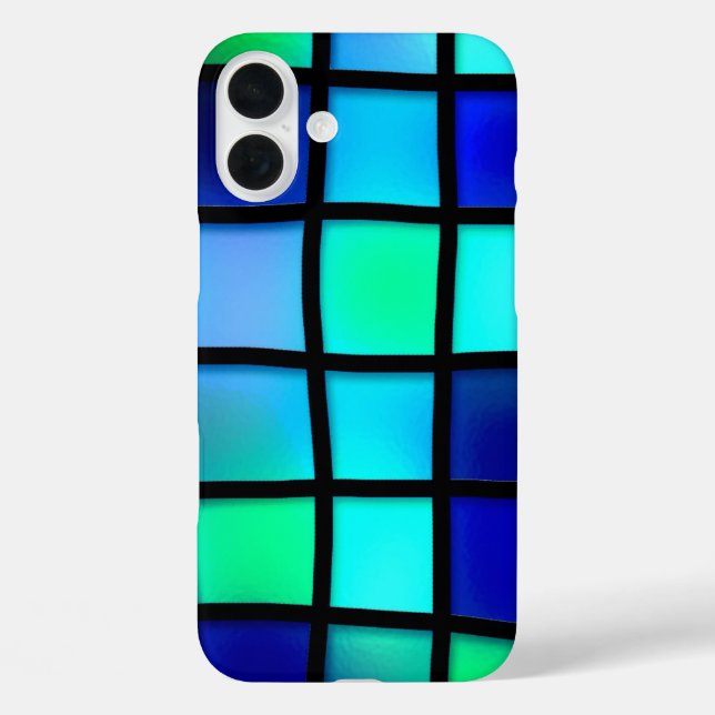 Square Pattern Phone Case (Back)