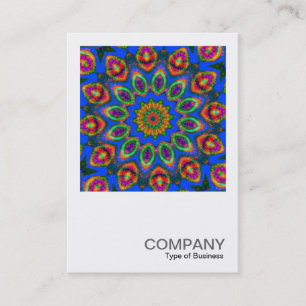 Square Photo 0111 - Kaleidoscopic Design Business Card