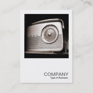 Square Photo 0118 - Old Radio Business Card