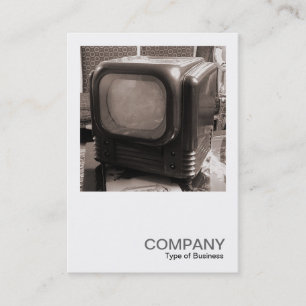 Square Photo 0119 - 50s TV Set Business Card