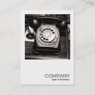 Square Photo 0121 - Old Telephone Business Card