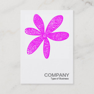 Square Photo 0208 - Pretty Flower - Magenta Business Card