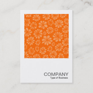 Square Photo 0263 - Orange Flowers Business Card