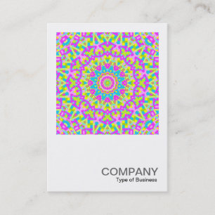 Square Photo 0275 - Colourful Kaleidoscope Business Card