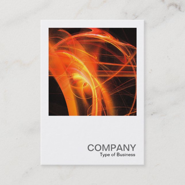 Square Photo 0280 - Fractal Flame Business Card (Front)