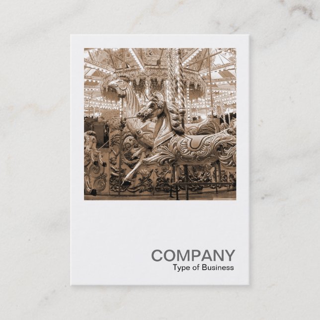 Square Photo 028 - Carousel Business Card (Front)