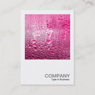 Square Photo 0308 - Steamy Pink Business Card