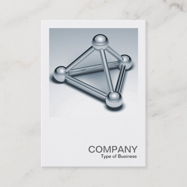 Square Photo 0314 - Connected Spheres Business Card (Front)